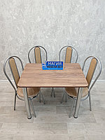 Комплект С-7: стол и 4 стула со спинкой