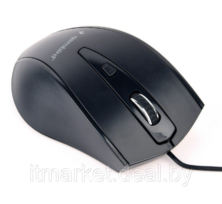 Мышь Gembird MUS-4B-02 Black (1200dpi, 4 кнопки, USB) - фото 3 - id-p208979116
