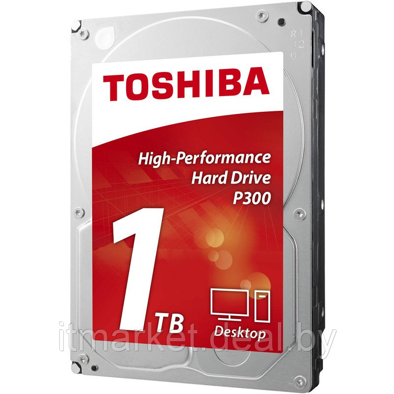 Жесткий диск 1Tb Toshiba P300 (HDWD110UZSVA) SATA-6Gb/s, 7200rpm, 64Mb - фото 1 - id-p208973228