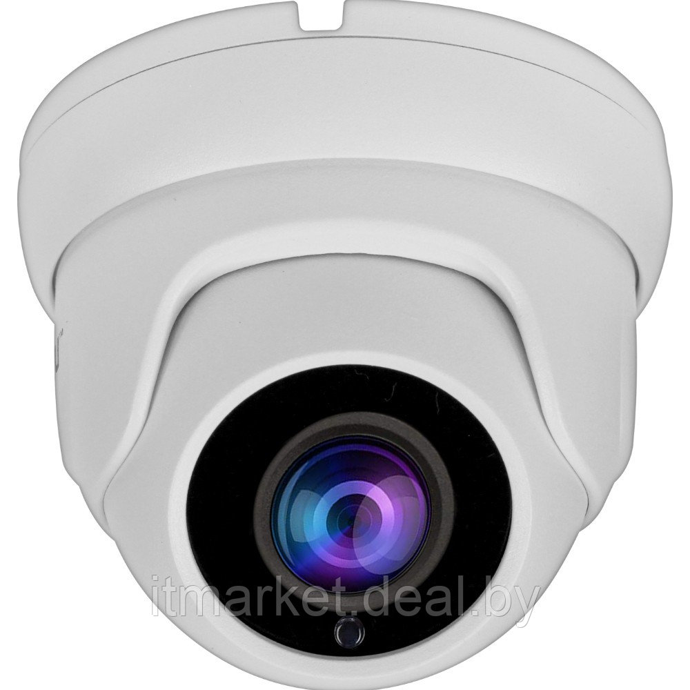 Камера видеонаблюдения Ginzzu HAD-5033A (AHD 5.0Mp K03, 3.6mm, купольная, IR 30м, IP66, металл) - фото 3 - id-p208974206