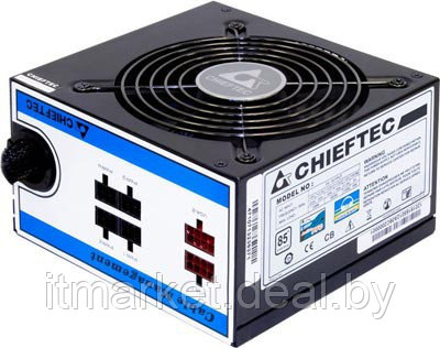 Блок питания 650W Chieftec A-80 CTG-650C (120мм, 24+8+4pin, 2x6/8pin, 4xMolex, 6xSata, 80+ Standard) - фото 1 - id-p208973266