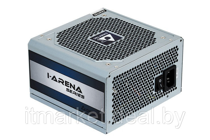 Блок питания 500W Chieftec New iArena GPC-500S (120mm, 24+4pin, 6/8pin, 2xMolex, 4xSATA) - фото 1 - id-p208973279