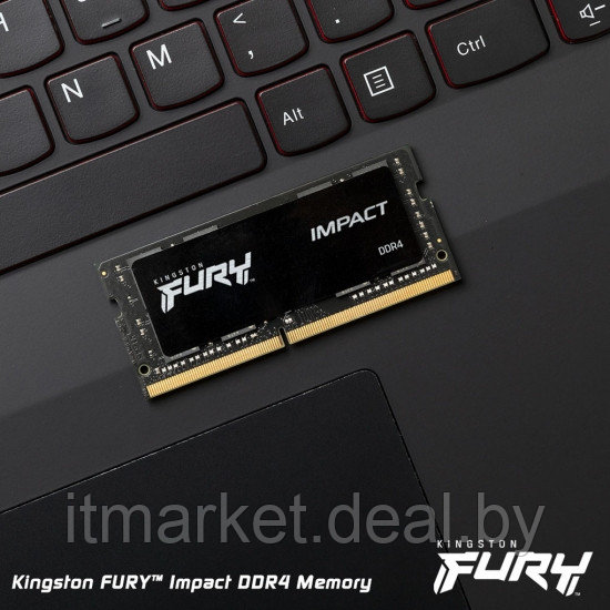 Модуль памяти 16Gb (2*8Gb) Kingston FURY Impact (KF432S20IBK2/16) - фото 5 - id-p208985110