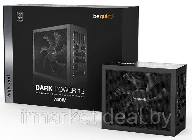 Блок питания 750W be quiet! Dark Power 12 Titanium (BN314) - фото 1 - id-p208982124