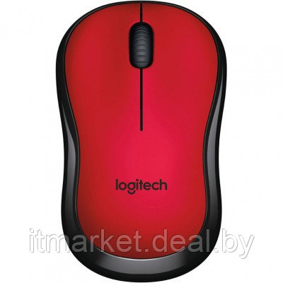 Мышь Logitech M220 Silent (910-004880) Red (1000dpi, 3 кнопки, Wireless) - фото 1 - id-p208973318