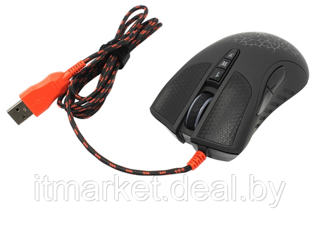 Мышь A4Tech Bloody AL90 Black (8200cpi, 8 кнопок, USB) - фото 1 - id-p208973342