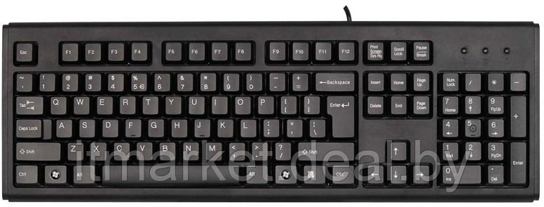 Клавиатура A4Tech KR-83 USB Black - фото 3 - id-p208973350