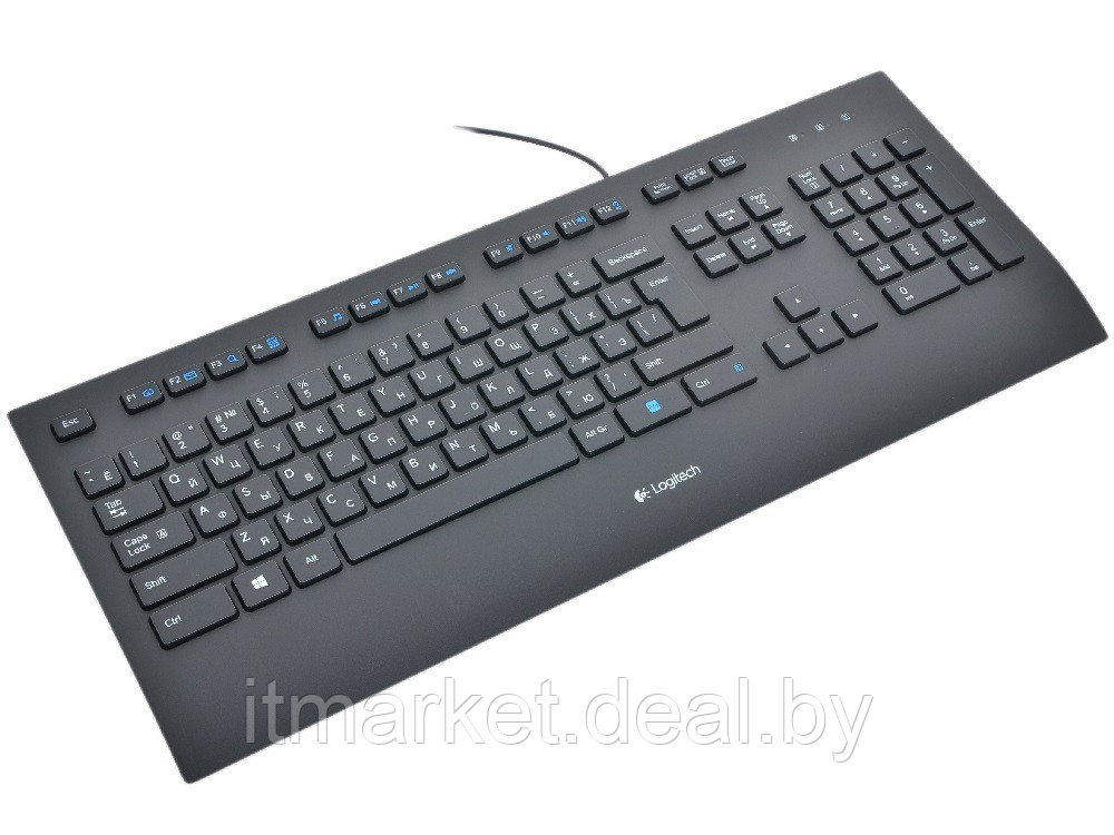 Клавиатура Logitech K280E Black USB (920-005215) - фото 1 - id-p208973354