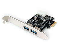 Контроллер Gembird SPCR-01 (2*USB 3.0 Type-A, питание - molex)