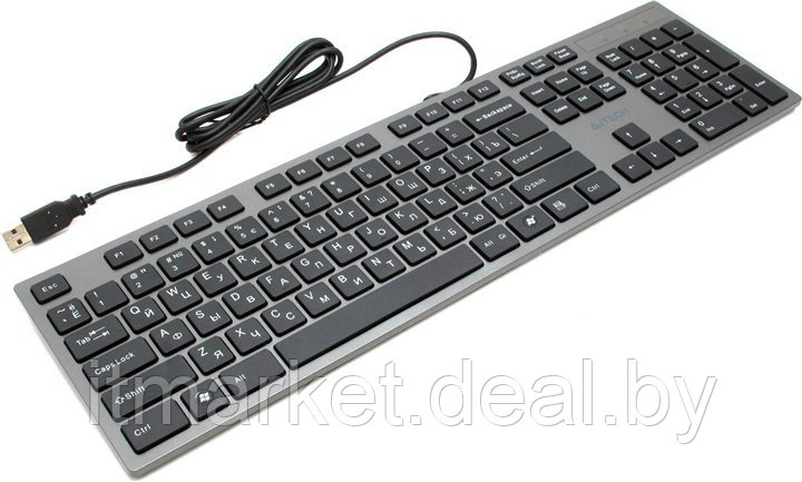 Клавиатура A4Tech KV-300H Gray USB - фото 2 - id-p208973358