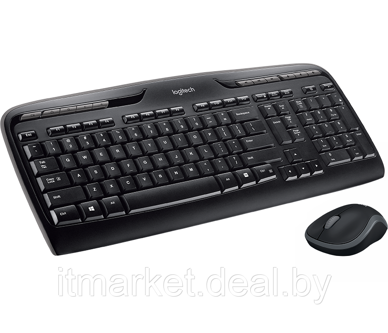 Беспроводной набор клавиатура+ мышь Logitech Cordless Desktop MK330 Black (920-003995) - фото 1 - id-p208973361