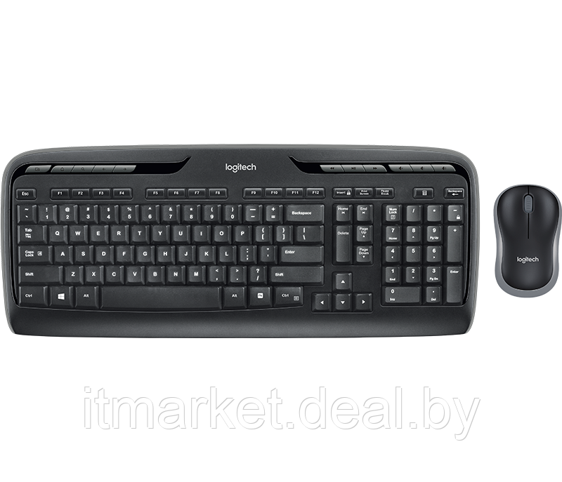 Беспроводной набор клавиатура+ мышь Logitech Cordless Desktop MK330 Black (920-003995) - фото 2 - id-p208973361