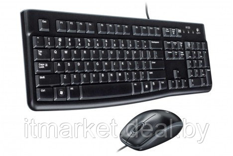 Клавиатура+мышь Logitech MK120 (920-002561) Black - фото 1 - id-p208973363