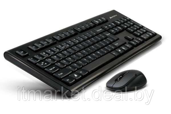 Беспроводной набор клавиатура + мышь A4Tech 7100N PADLESS Wireless Desktop - фото 1 - id-p208973364
