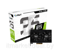 Видеокарта Palit RTX 3050 Dual (NE63050018P1-1070D) - фото 1 - id-p208991173