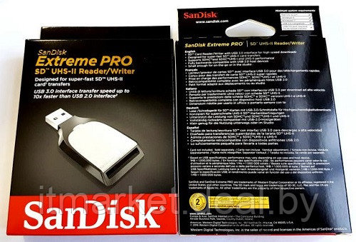 Картридер SanDisk Extreme Pro SD USB 3.0 (SDDR-399-G46) - фото 3 - id-p208990183