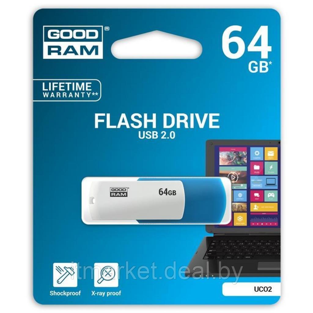 Usb flash disk 64Gb Goodram UCO2 (UCO2-0640MXR11) - фото 3 - id-p208983218