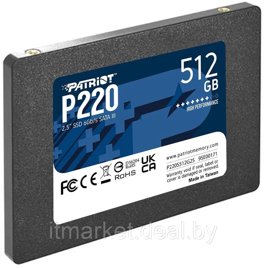 Жесткий диск SSD 512Gb Patriot P220 (P220S512G25) - фото 3 - id-p208992151