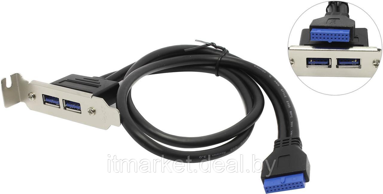 Планка Espada EBRT-2USB3LOW 2*USB3 порта LowProfile - фото 1 - id-p208983262