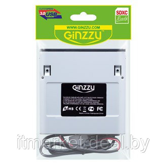 Картридер GINZZU GR-152UB +2xUSB 3.0 port - фото 1 - id-p208973451