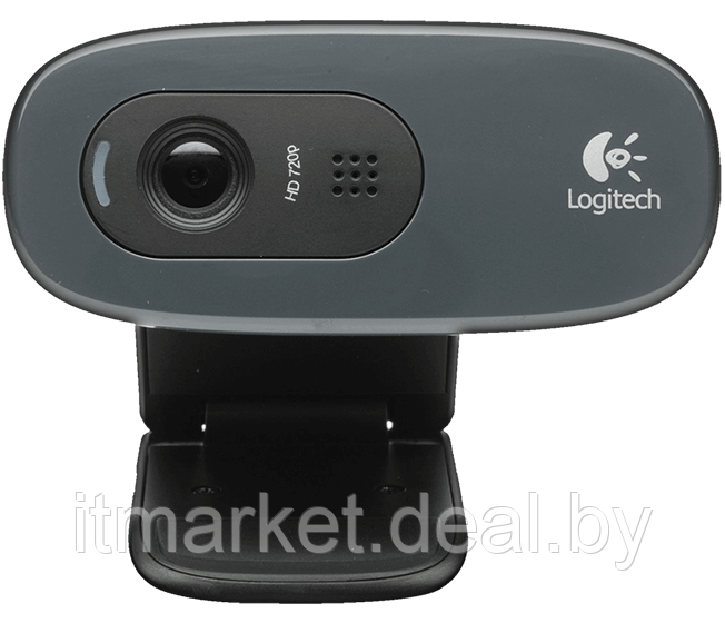 Веб-камера Logitech C270 (960-001063) Black (1280x720, Mic, USB 2.0) - фото 1 - id-p208973457