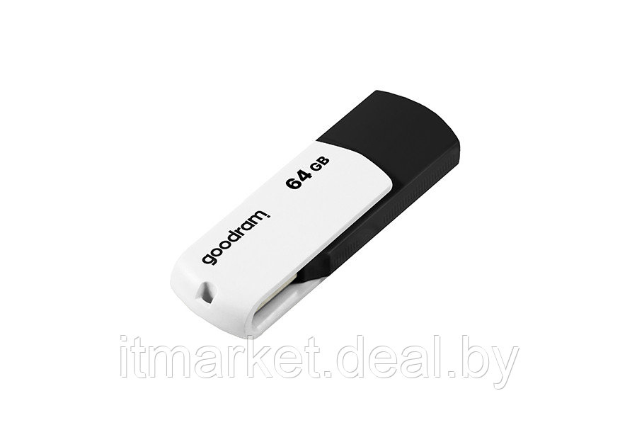 USB flash disk 64Gb Goodram UCO2 64Gb (UCO2-0640KWR11) (раскладной корпус, пластик, USB 2.0) - фото 2 - id-p208979324