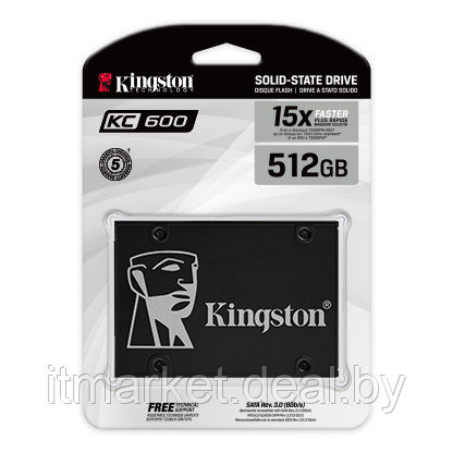 Жесткий диск SSD 512Gb Kingston KC600 (SKC600/512G) - фото 3 - id-p208978351