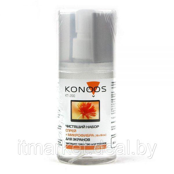 Чистящее средство Konoos KT-200 (спрей 200мл + салфетка из микрофибры) - фото 2 - id-p208984274