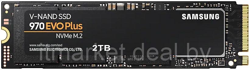 Жесткий диск SSD 2Tb Samsung 970 EVO Plus (MZ-V7S2T0BW) - фото 1 - id-p208979334