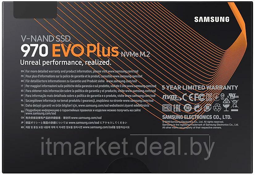 Жесткий диск SSD 2Tb Samsung 970 EVO Plus (MZ-V7S2T0BW) - фото 5 - id-p208979334