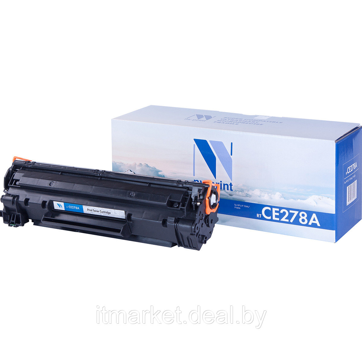 Картридж лазерный NV Print NV-CE278A (HP LaserJet Pro P1566, P1606dn, M1536dnf, 2100стр.) - фото 1 - id-p208978364