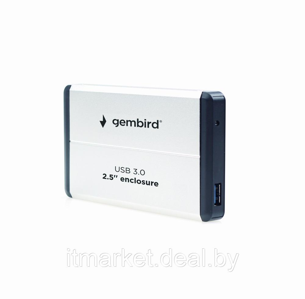 Бокс для внешнего подключения HDD Gembird EE2-U3S-2-S (2.5"hdd SATA, USB3.0, silver) - фото 1 - id-p208973487