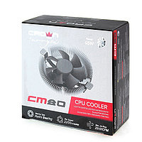 Вентилятор Crown Micro CM-80 TDP (2200об/мин, 29.61 CFM, 22 дБ, 65W, 3 pin, Low profile)