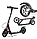 116D Самокат городской с ручным тормозом, Scooter Urban Disk, фото 6