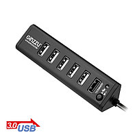 Разветвитель USB GINZZU GR-315UB (внешний, 7 портов (1xUSB3.0+6xUSB2.0))