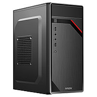 Корпус GINZZU D180 (Minitower, 2*USB2.0, черный, mATX)