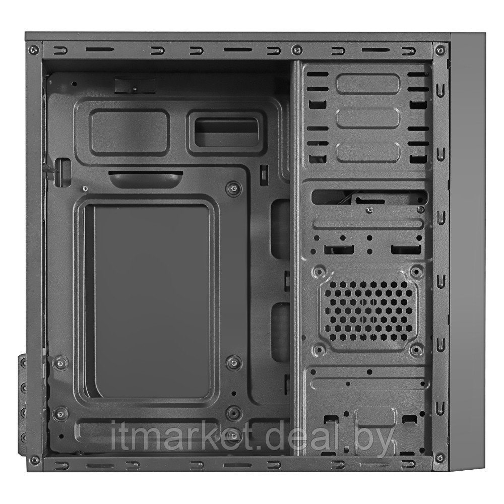 Корпус GINZZU D180 (Minitower, 2*USB2.0, черный, mATX) - фото 3 - id-p208981377