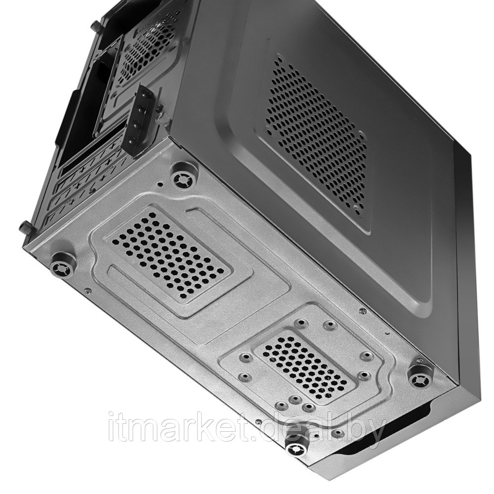 Корпус GINZZU D180 (Minitower, 2*USB2.0, черный, mATX) - фото 6 - id-p208981377