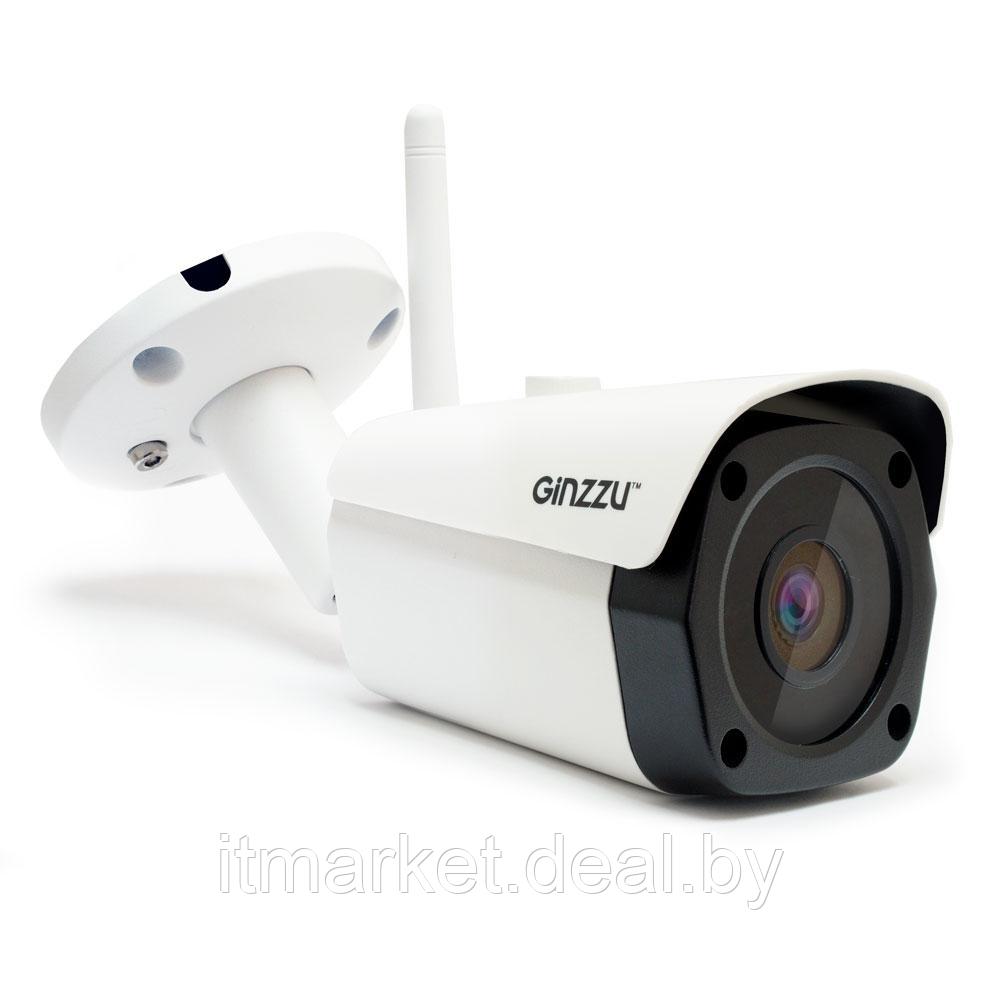 Камера видеонаблюдения GINZZU HWB-5301A (WiFi 5Mp, 3.6mm,IR 30м,IP66,мет. Для компл HK-4xxW) - фото 1 - id-p208981378