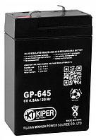 Аккумулятор для ибп 4.5Ah Kiper GP-645 (6V, 4.5Ah)