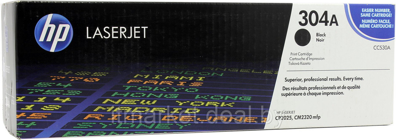 Картридж лазерный HP CC530A (№304А, черный, 3500стр) - фото 1 - id-p208973566