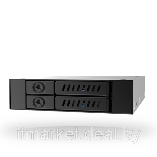 Мобильное шасси Chieftec CMR-225 mobil rack 2x2.5" HDD/SSD in 3.5" - фото 1 - id-p208973594