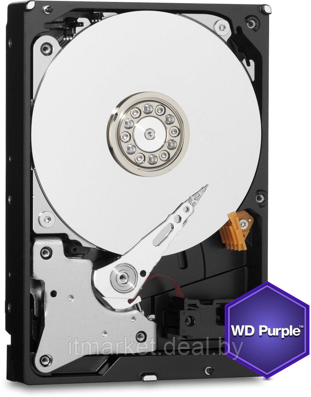 Жесткий диск 1Tb Western Digital WD10PURZ Purple (SATA-6Gb/s, 5400rpm, 64Мb) - фото 3 - id-p208973637