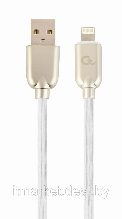 Кабель Cablexpert CC-USB2R-AMLM-1M-W 1m White (8-pin Lightning вилка - USB Type-A вилка) - фото 1 - id-p208977533