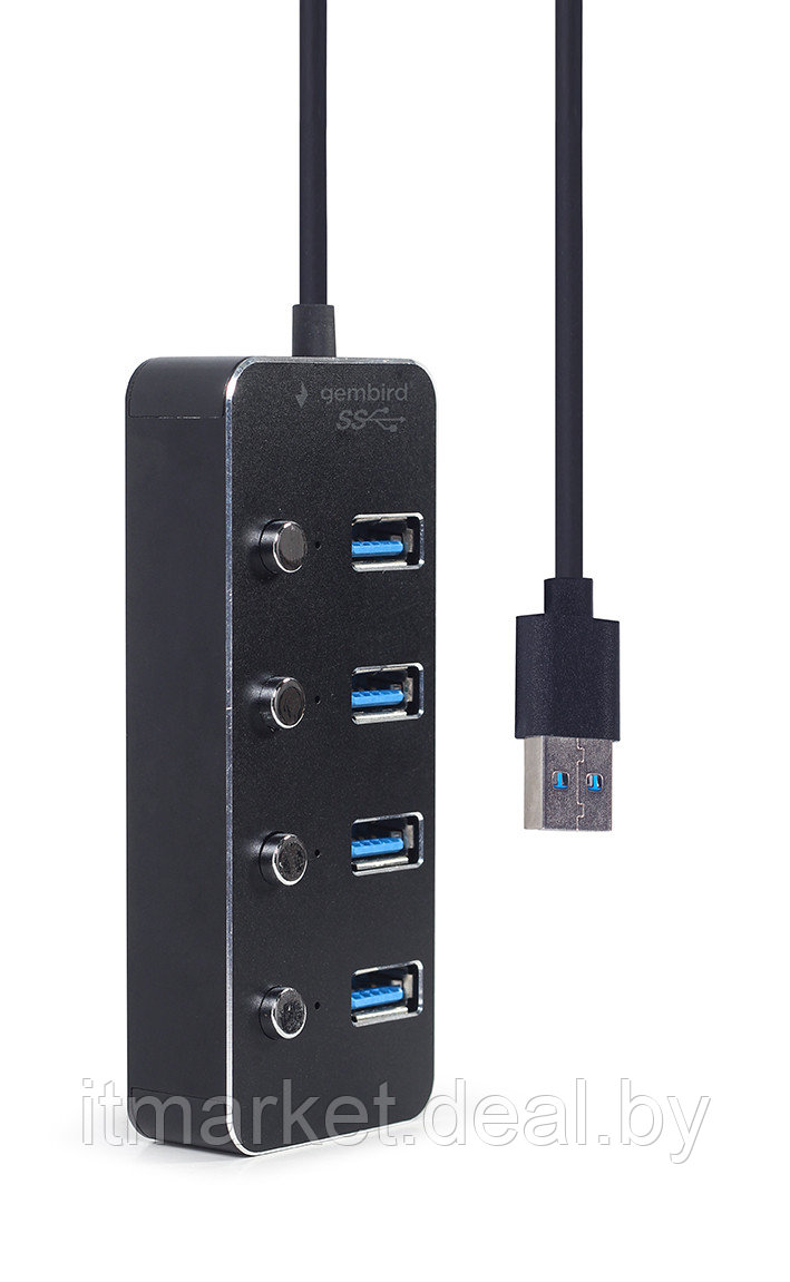 Разветвитель USB Gembird UHB-U3P4P-01 - фото 5 - id-p208991416
