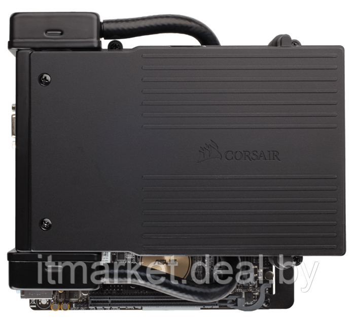 Система водяного охлаждения Corsair Hydro H5 SF (CW-9060023-WW) (для mini-ITX плат, 1000-1800rpm, - фото 2 - id-p208973713