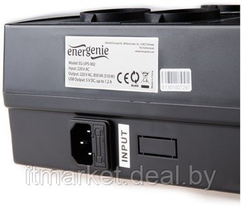 Источник бесперебойного питания 650VA Gembird EG-UPS-001 (650VA/390W, 4xЕврозетки, AVR) - фото 3 - id-p208973720