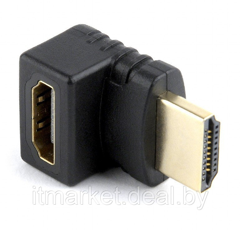 Переходник Cablexpert A-HDMI270-FML (HDMI-вилка - HDMI-розетка под 270градусов) - фото 1 - id-p208973726