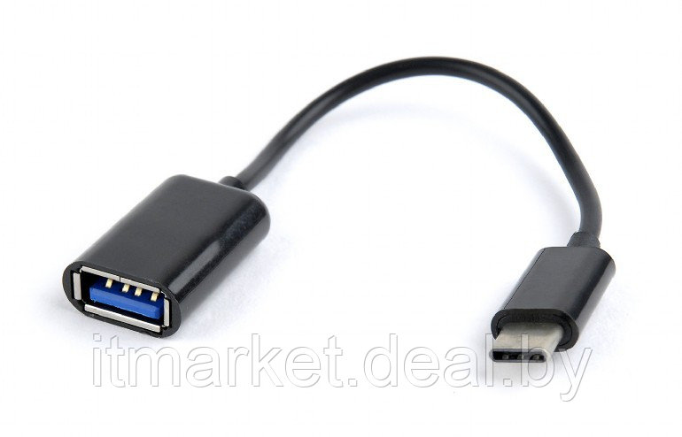 Кабель OTG Cablexpert A-OTG-CMAF2-01 (USB2.0 (розетка) - USB Type-C (вилка)) - фото 1 - id-p208973731