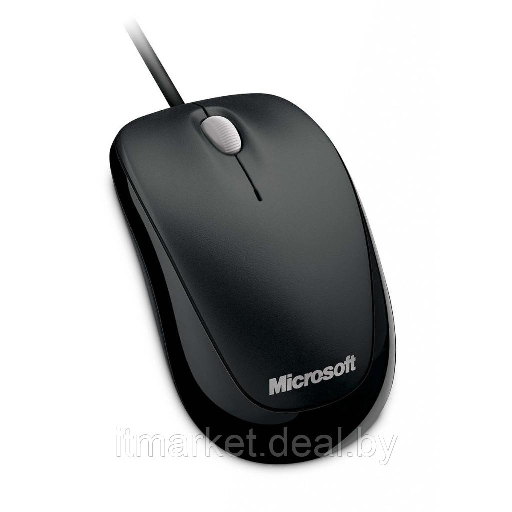 Мышь Microsoft Compact Optical Mouse 500 (U81-00083) Black (оптическая, 800dpi, 3 кнопки, USB) - фото 3 - id-p208973753